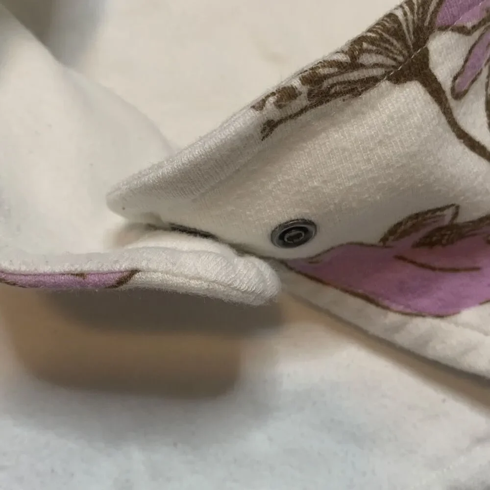 Milkbarn Hummingbird Kerchief Bib Baby Snap Button